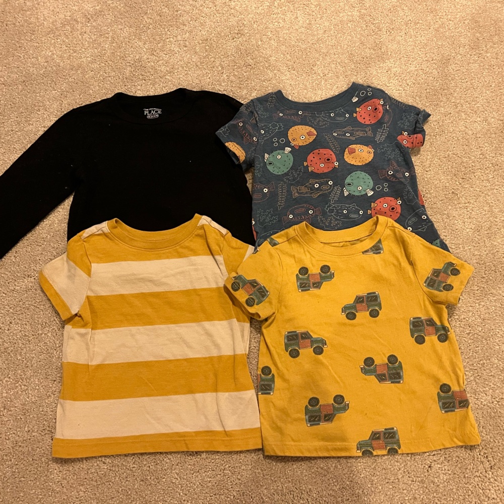 Lot of 4 toddler shirts